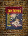 'Pup Fiction' Personalized 2 Pet Poster