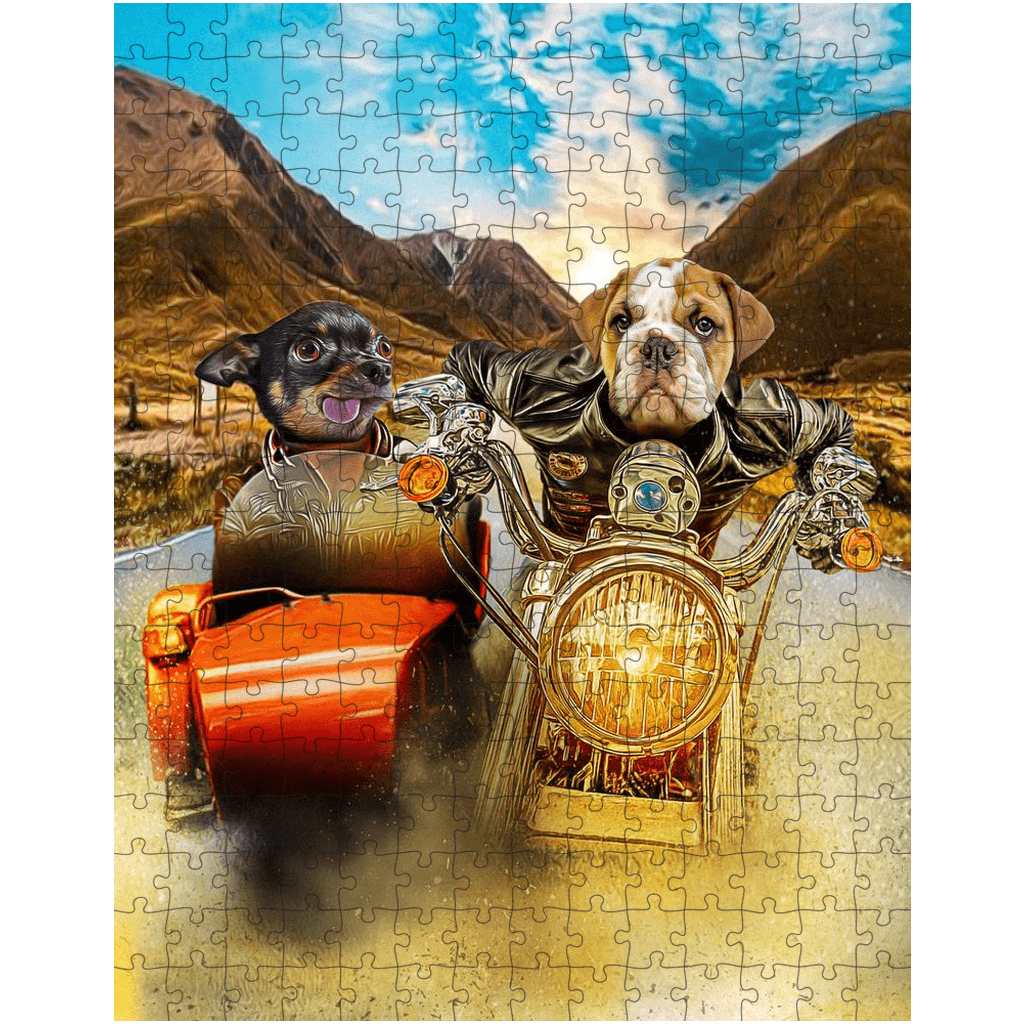 &#39;Harley Wooferson&#39; Personalized 2 Pet Puzzle