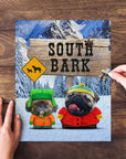 Rompecabezas personalizado para 2 mascotas 'South Bark'