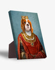 Lienzo personalizado para mascotas 'La Reina'