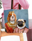 'Queen and Archduchess' Personalized 2 Pet Tote Bag
