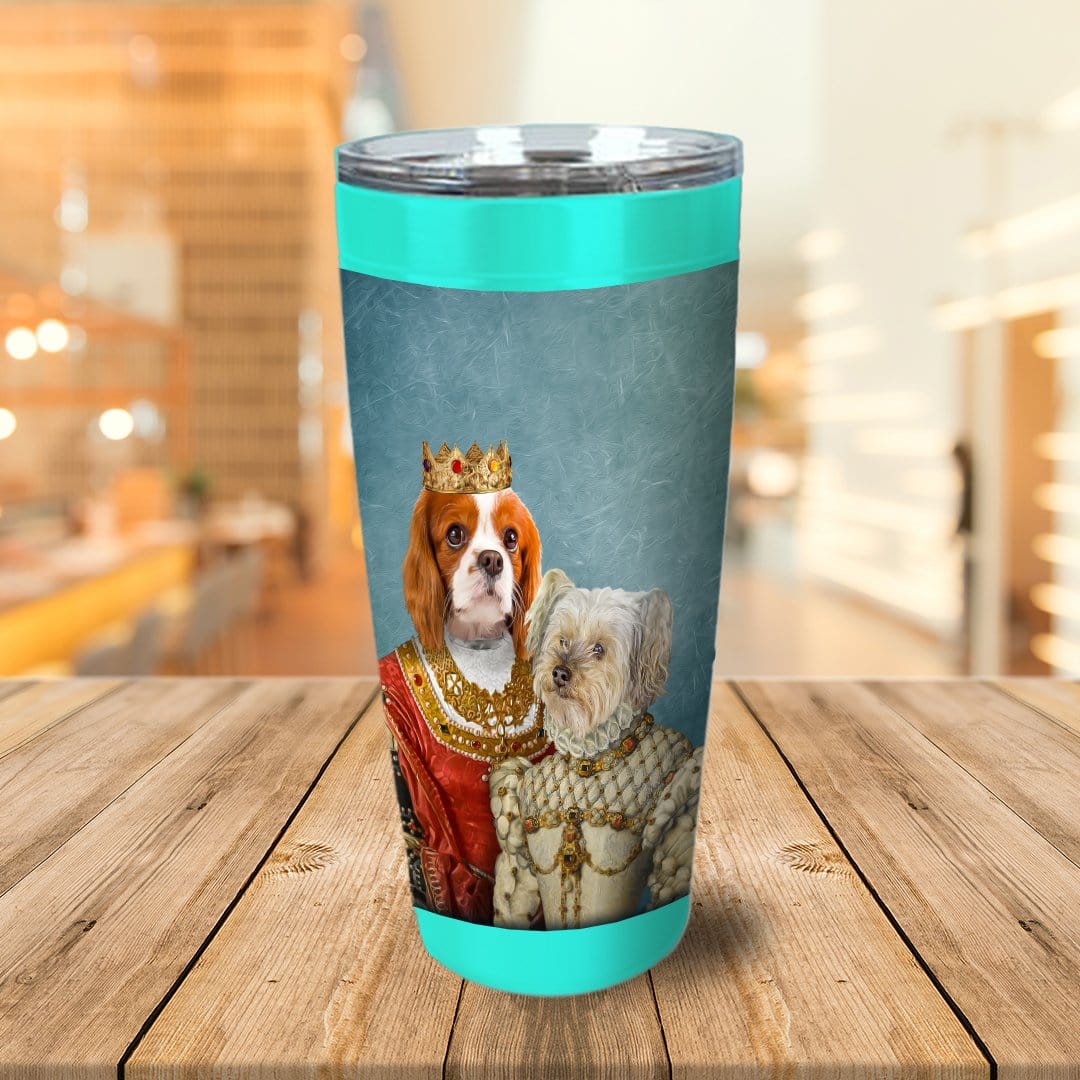 Queen and Princess Personalized 2 Pet Tumbler