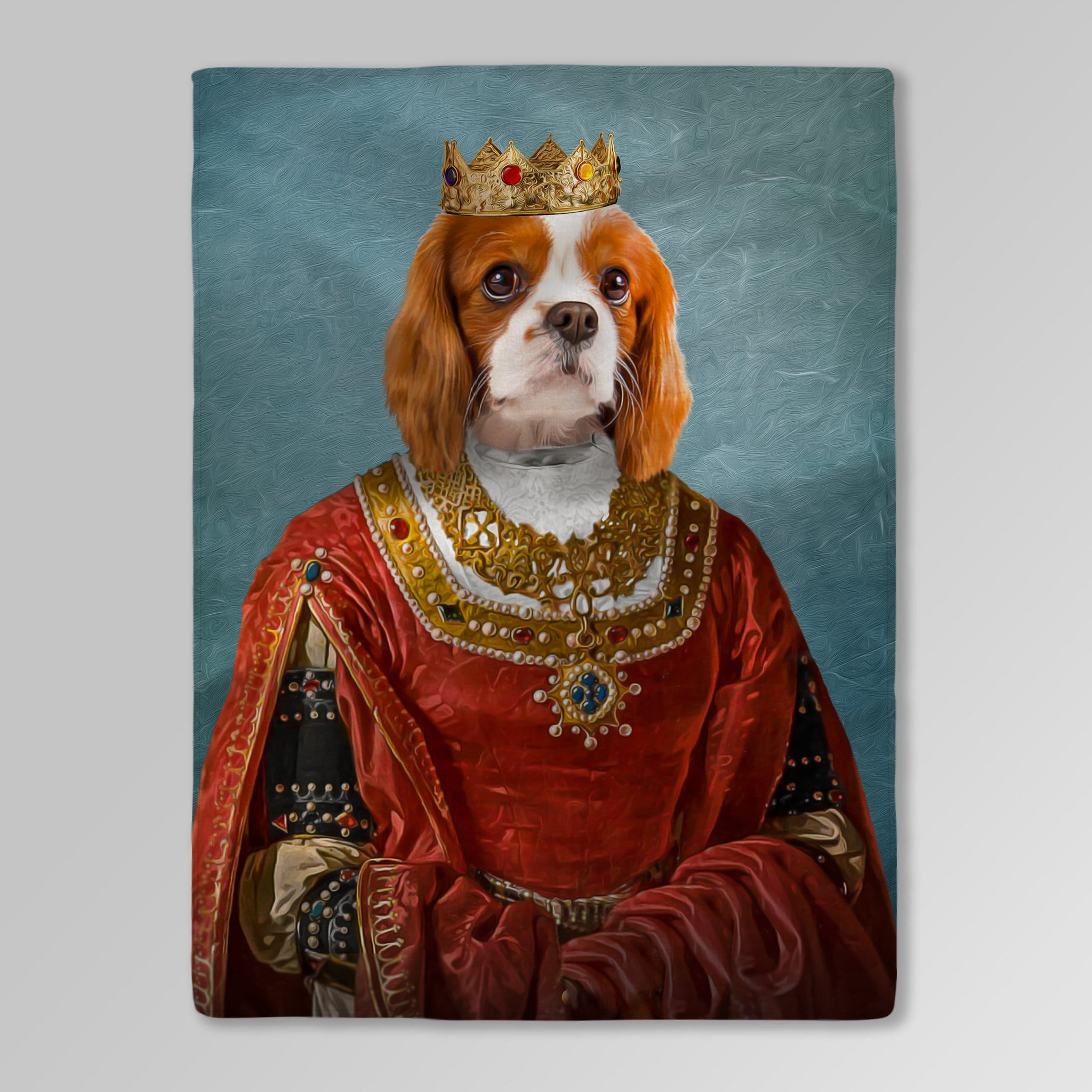 &#39;The Queen&#39; Personalized Pet Blanket