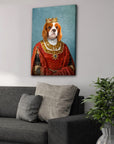 'The Queen' Personalized Pet Canvas