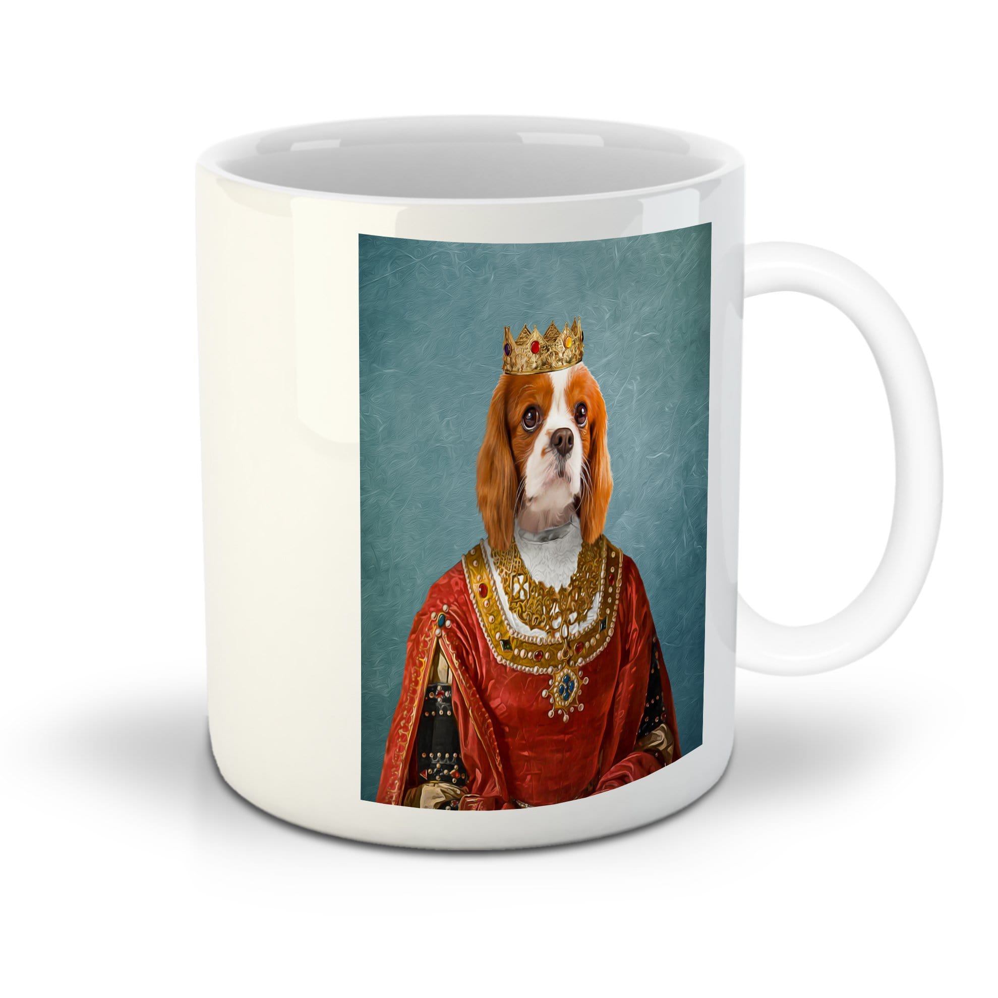 &#39;The Queen&#39; Custom Pet Mug