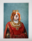 Póster Perro personalizado 'La Reina'