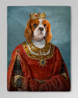 Manta personalizada para mascotas 'La Reina' 