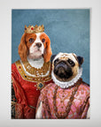 Queen and Archduchess: Personalized 2 Pet Poster