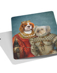 'Reina y Princesa' Naipes Personalizados para 2 Mascotas
