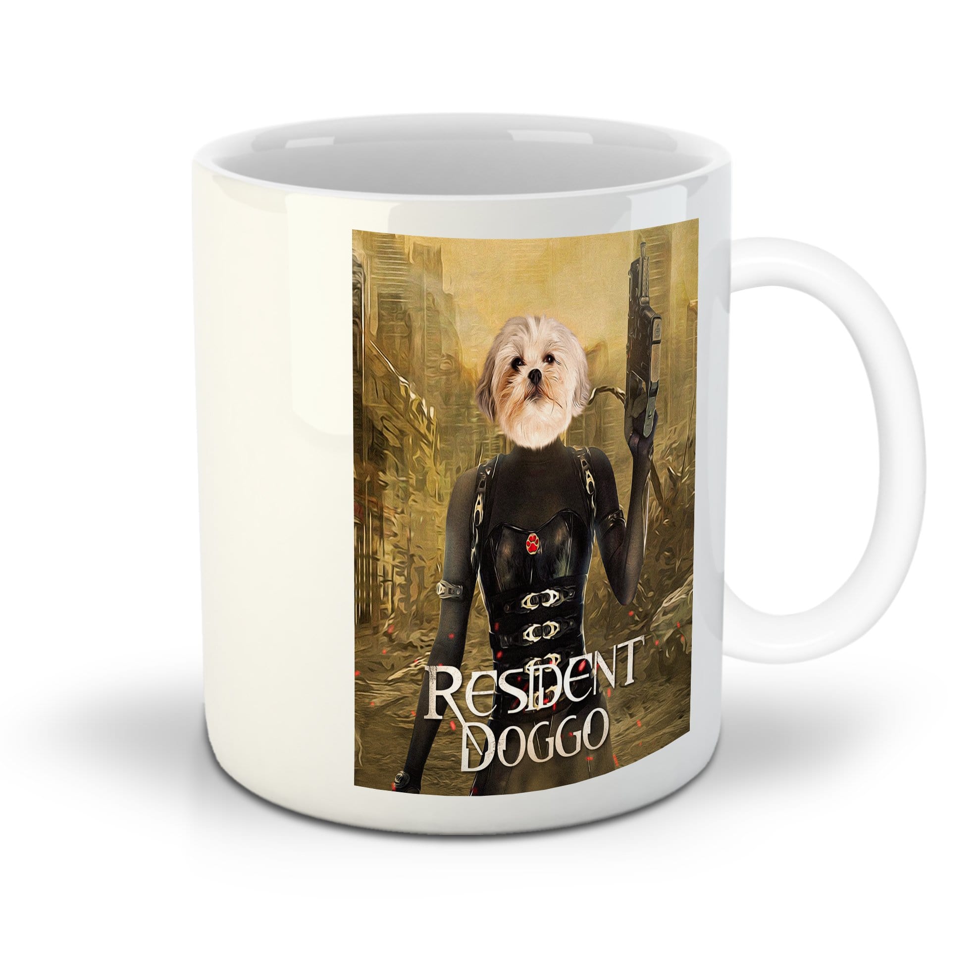 &#39;Resident Doggo&#39; Personalized Pet Mug