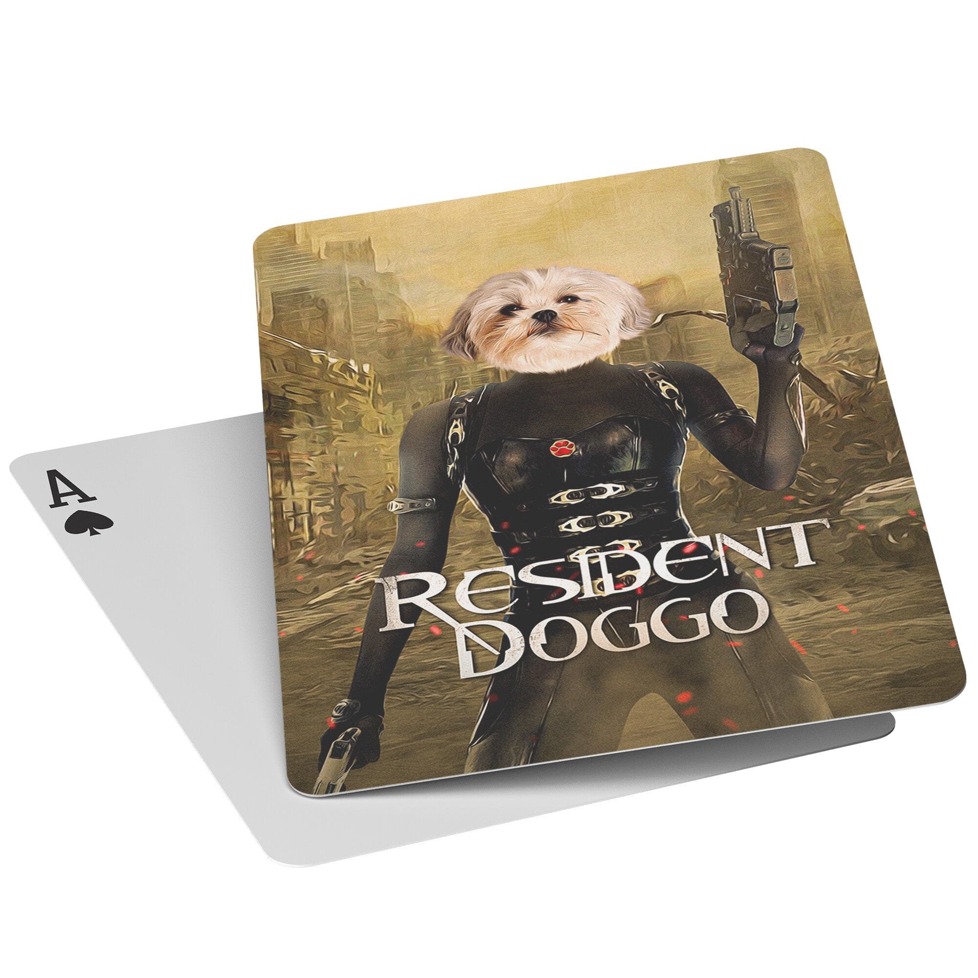 &#39;Resident Doggo&#39; Personalized Pet Playing Cards