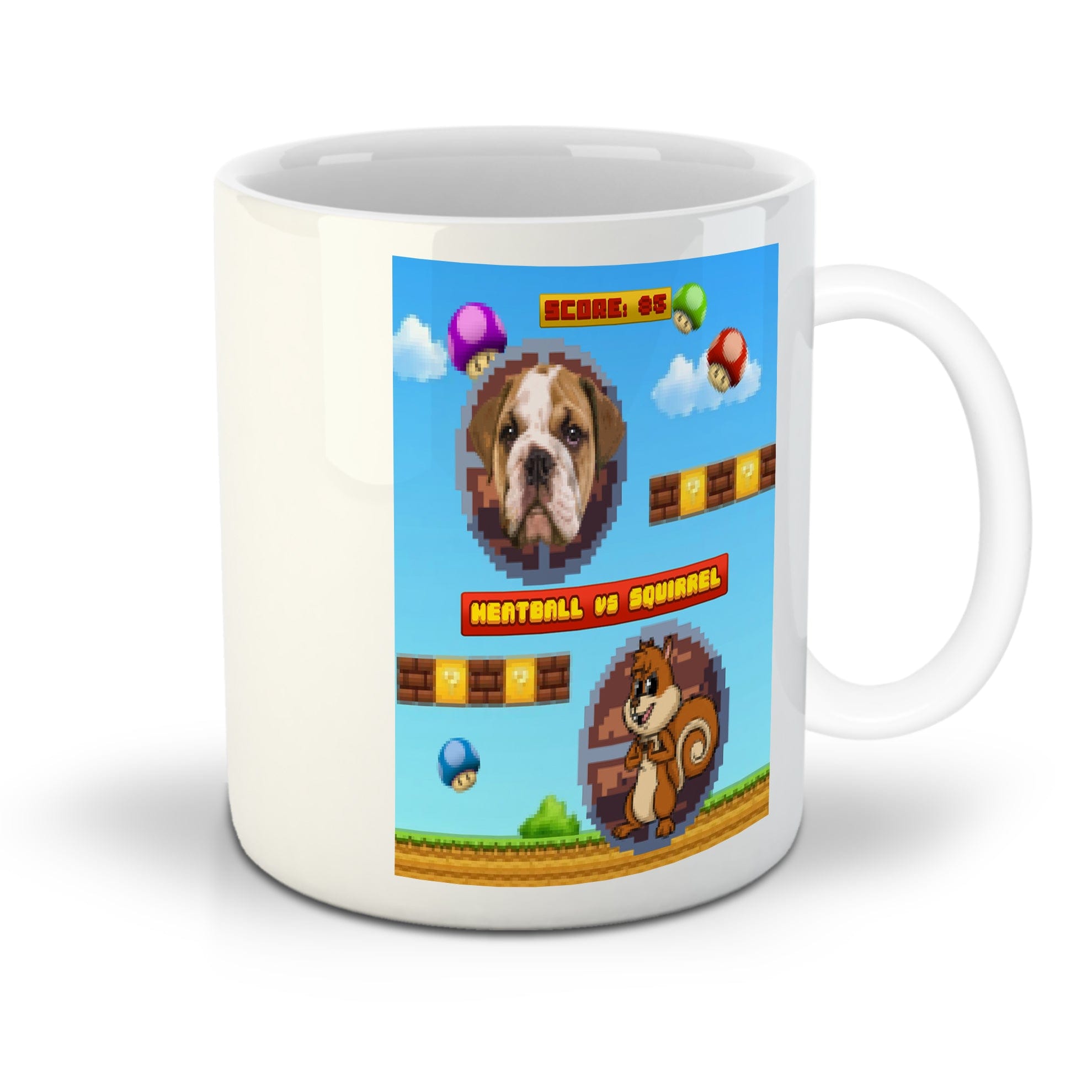 Retro Video Game Personalized Pet Mug