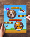 Retro Video Game Personalized Pet Puzzle