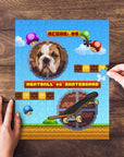Retro Video Game Personalized Pet Puzzle