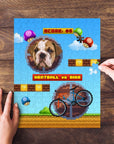 Retro Video Game Personalized Pet Puzzle