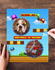 Retro Video Game Personalized Pet Puzzle