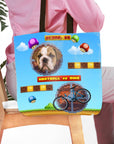 Retro Video Game Personalized Pet Tote Bag