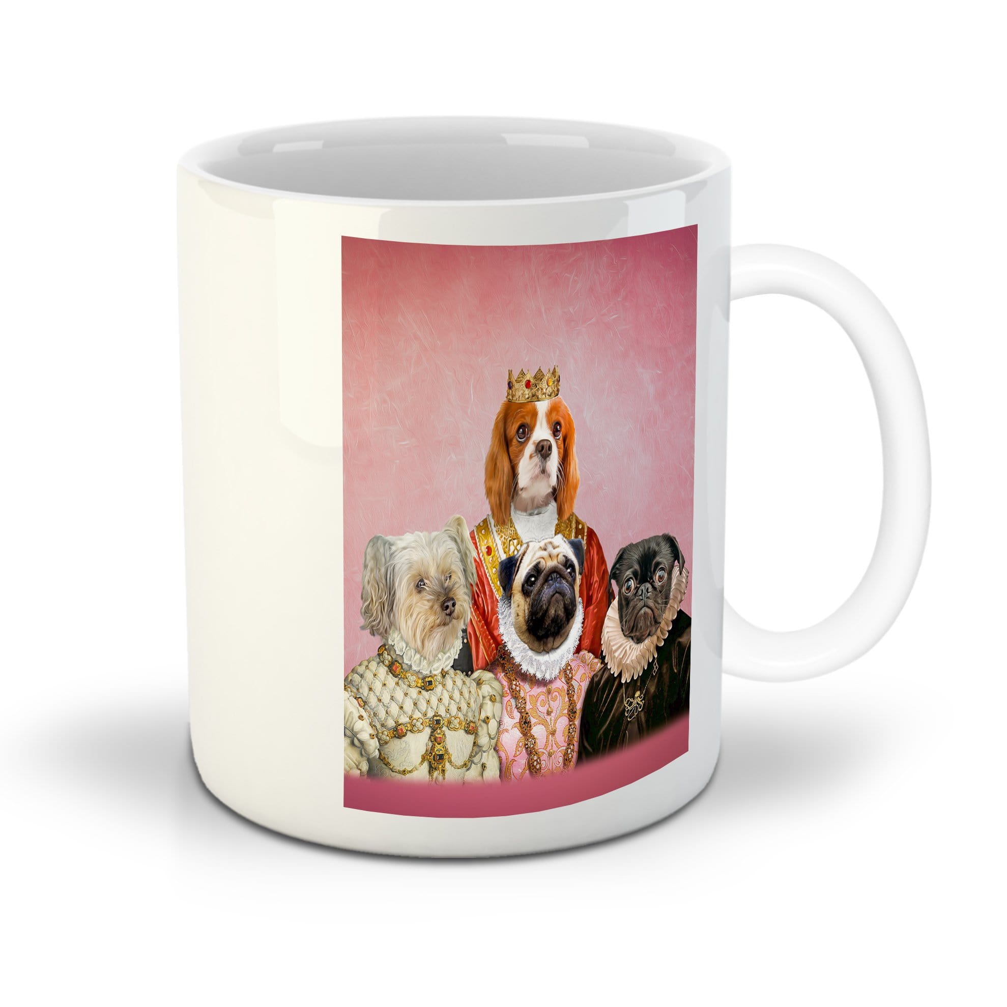 &#39;The Royal Ladies&#39; Personalized 4 Pet Mug