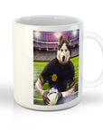 'The Rugby Player' Personalized Pet Mug