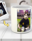 'The Rugby Player' Personalized Pet Mug