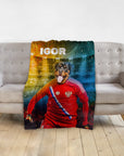 'Russia Doggos Soccer' Personalized Pet Blanket