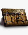'Dog Busters' Personalized 4 Pet Standing Canvas