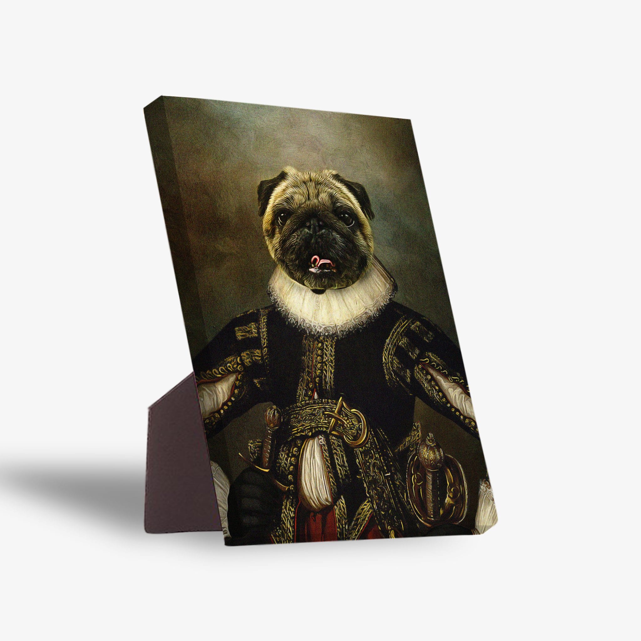 &#39;William Dogspeare&#39; Personalized Pet Standing Canvas