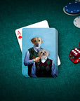 'Step Doggos' Personalized 2 Pet Playing Cards