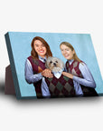 'Step Doggo/Humans' Personalized Standing Canvas