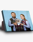 'Step Doggo/Humans' Personalized Standing Canvas