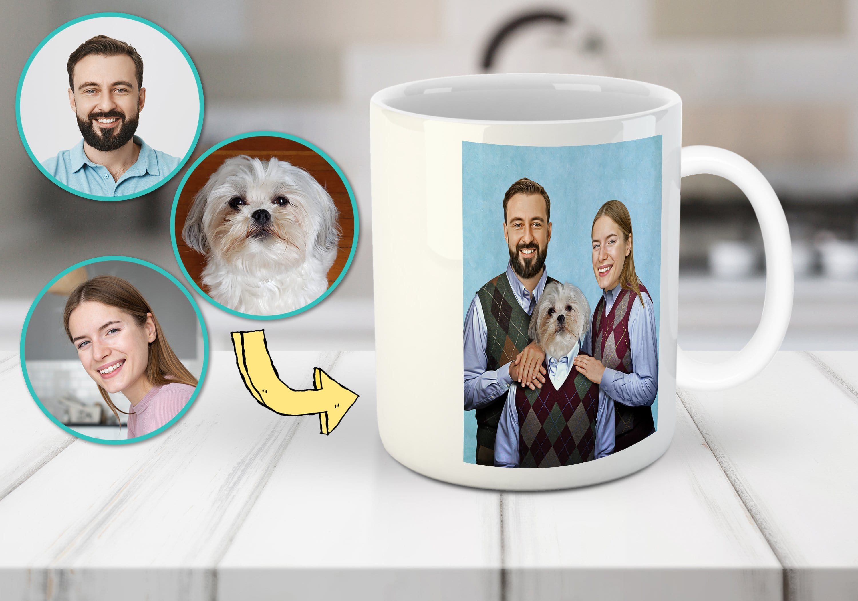 &#39;Step Doggo/Humans&#39; Personalized Mug