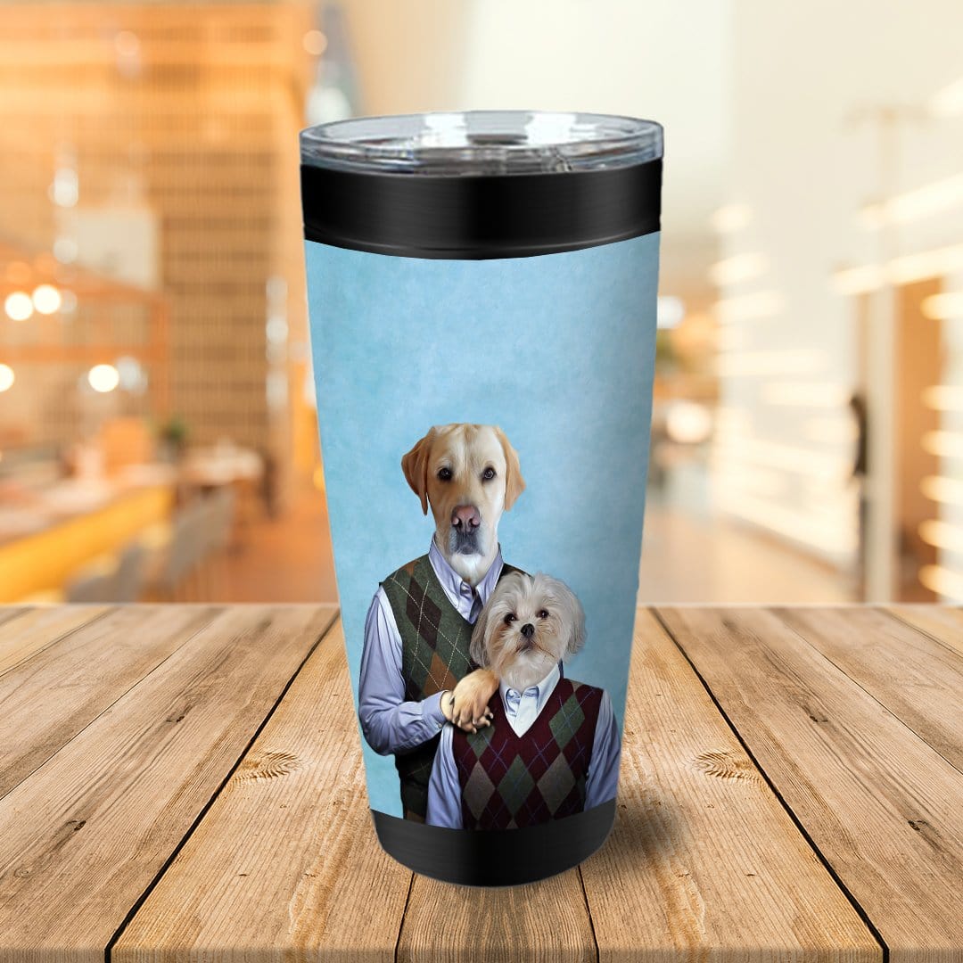 Vaso personalizado para 2 mascotas Step Doggos