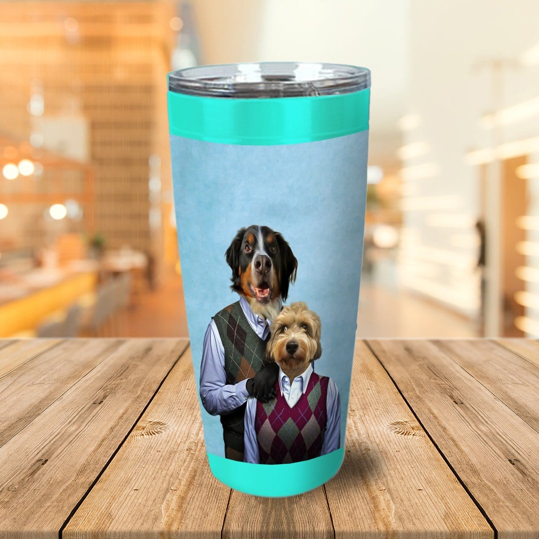 Vaso personalizado para 2 mascotas Step Doggo &amp;amp; Doggette