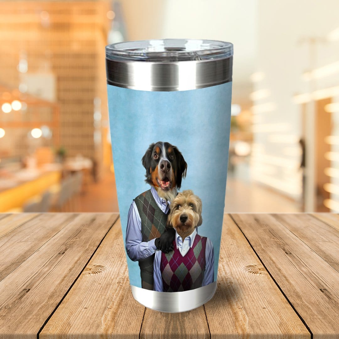 Vaso personalizado para 2 mascotas Step Doggo &amp;amp; Doggette