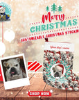 Face Mash Pet Christmas Stockings