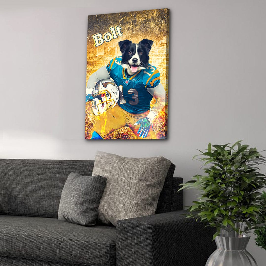 &#39;San Diego Doggos&#39; Personalized Pet Canvas