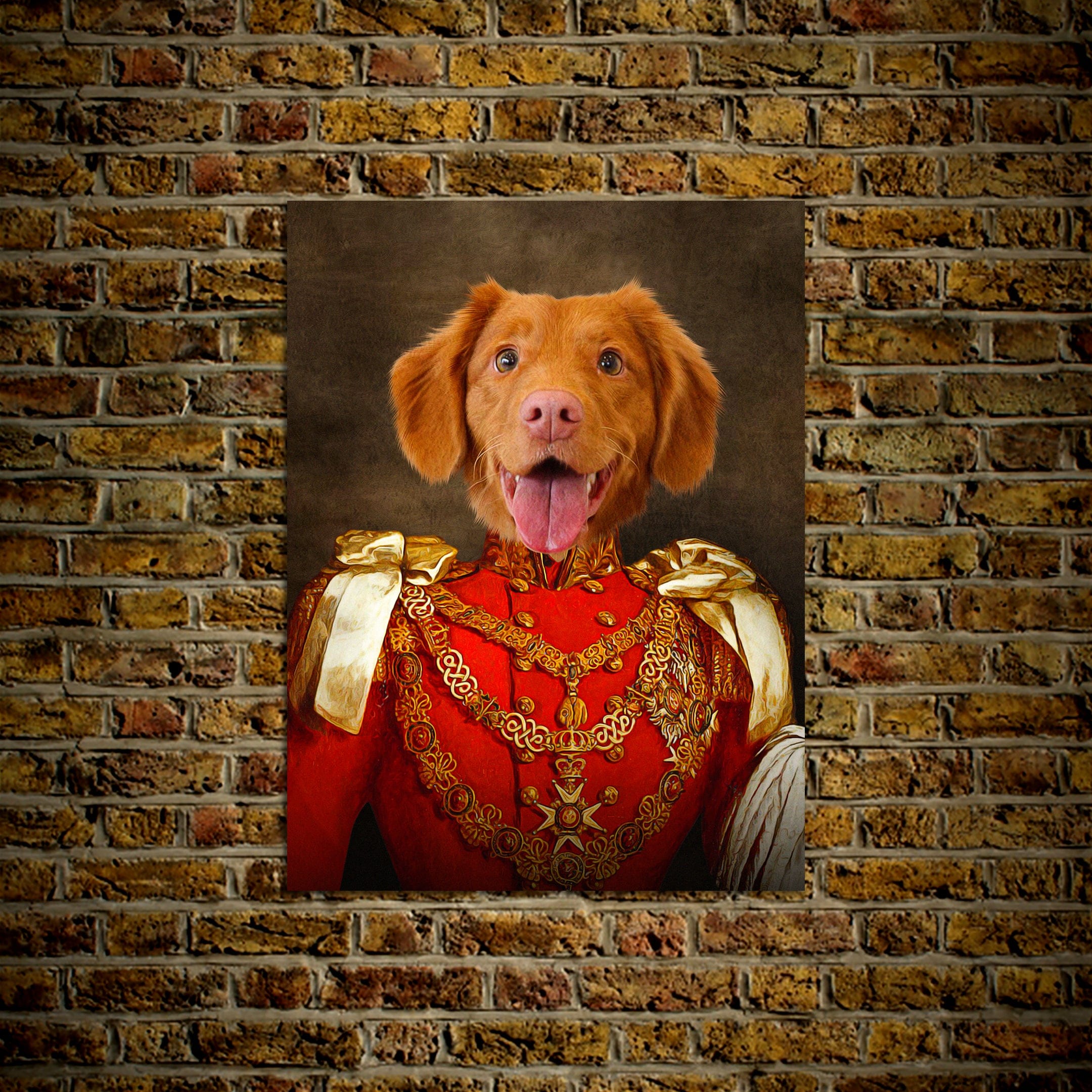 &#39;Sergeant Bork&#39; Personalized Pet Poster