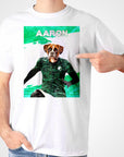 Camiseta personalizada para mascotas 'Arabia Saudita Doggos Soccer' 