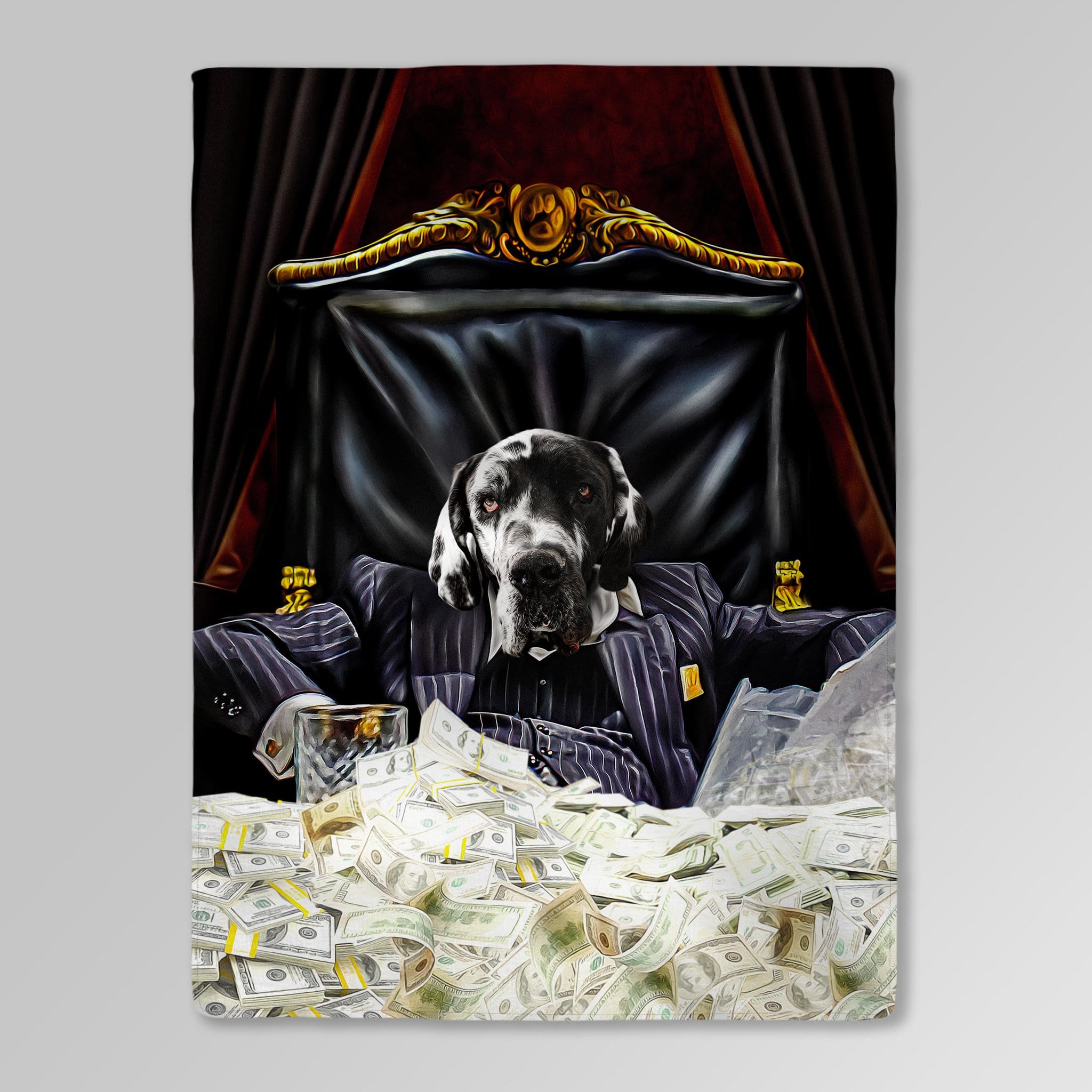 &#39;ScarPaw&#39; Personalized Pet Blanket