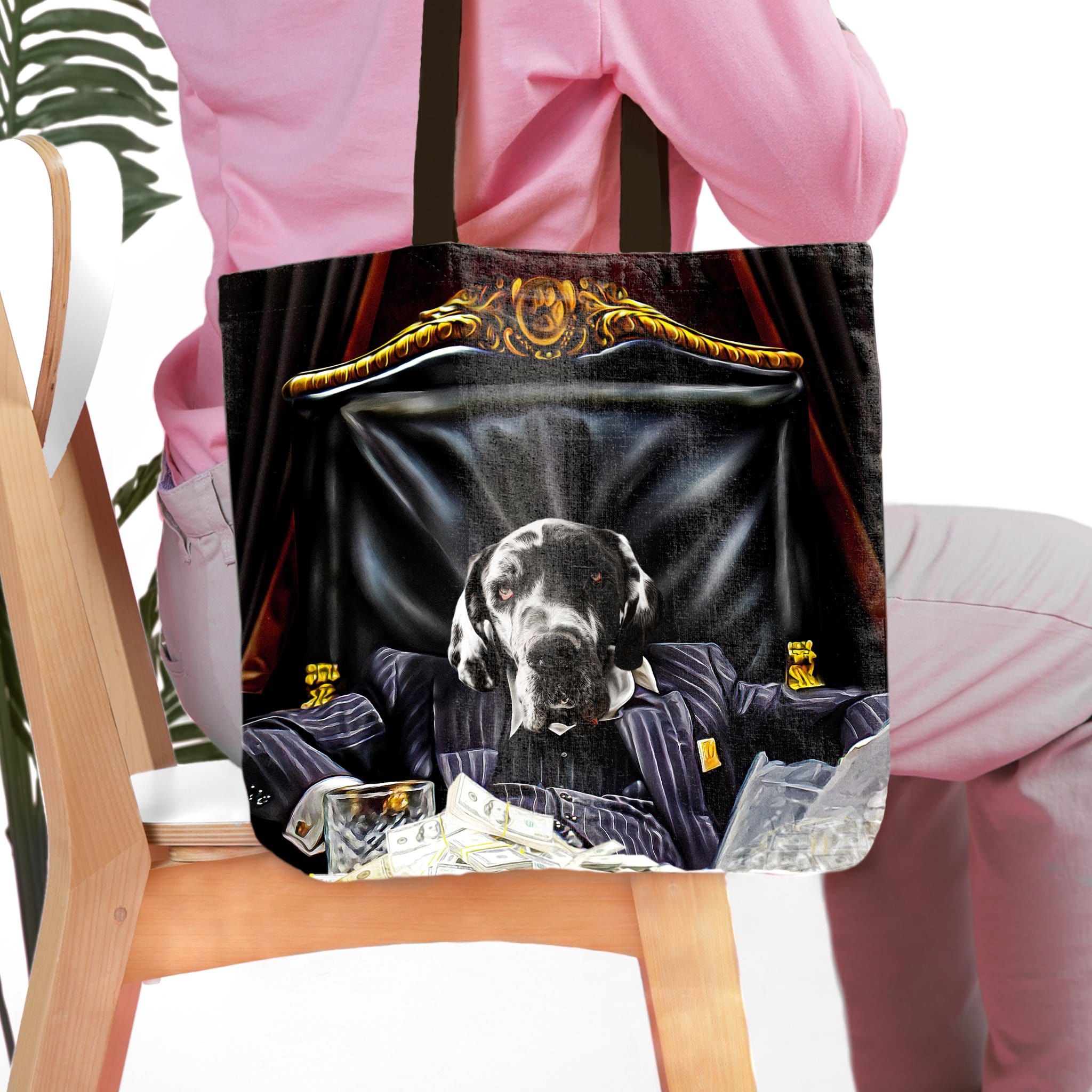 &#39;ScarPaw&#39; Personalized Tote Bag