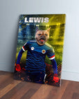 'Scotland Doggos Soccer' Personalized Pet Canvas