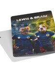 'Scotland Doggos' Naipes personalizados para 2 mascotas