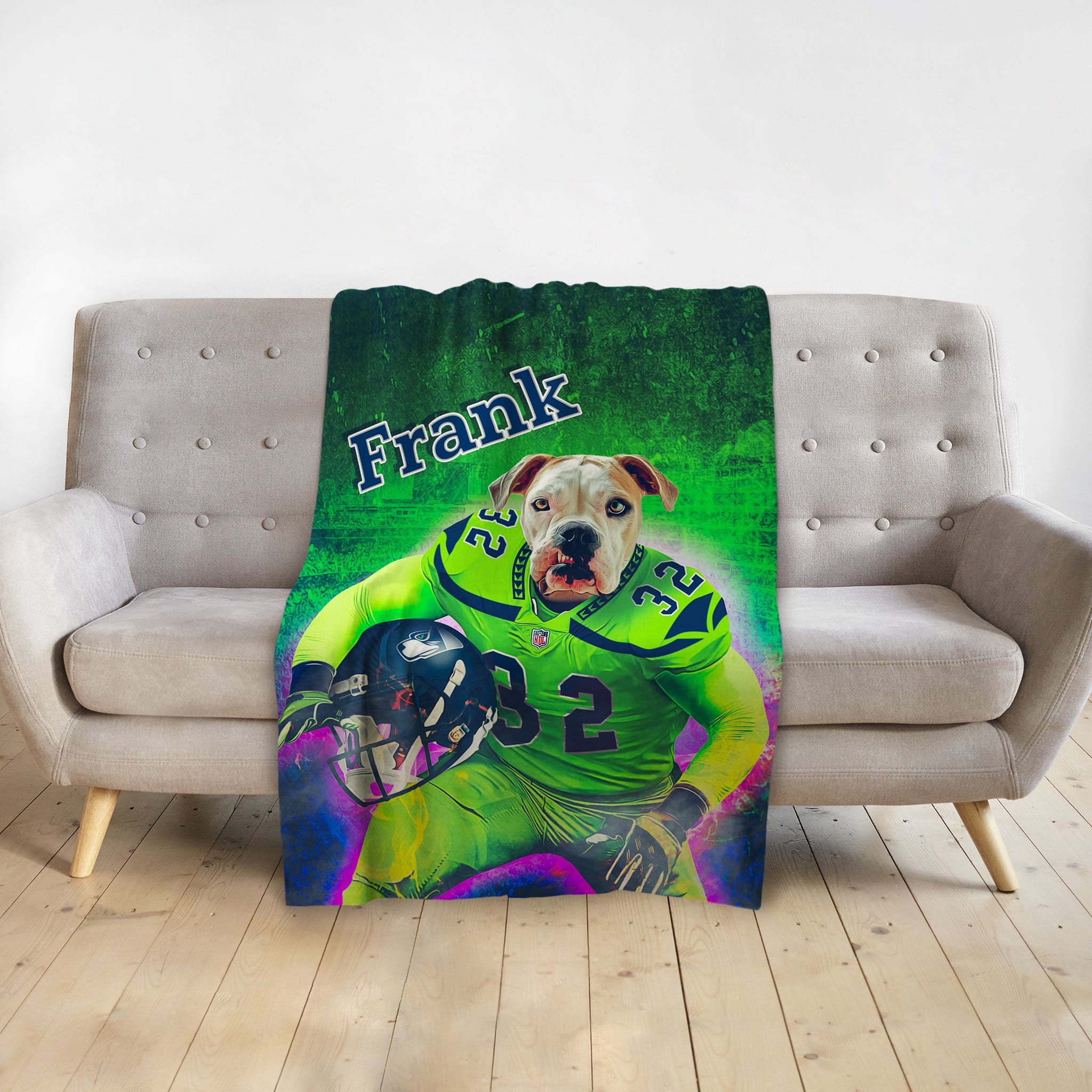 &#39;Seattle Doggos&#39; Personalized Pet Blanket