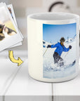 'The Skier' Custom Pet Mug
