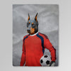 Load image into Gallery viewer, &#39;The Soccer Goalie&#39; Personalized Pet Blanket