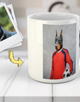 'The Soccer Goalie' Personalized Pet Mug