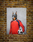 'The Soccer Goalie' Personalized Pet Poster