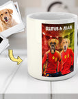 Taza Personalizada para 2 Mascotas 'Spain Doggos'