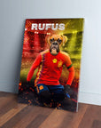 'Spain Doggos Soccer Personalized Pet Canvas