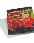 'Spain Doggos Soccer' Naipes Personalizados 2 Mascotas